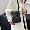 2025 Damen Schulter Kleine Tasche Frauen Lässig Damen Geldbörse Top Qualität Handytasche Braun Damen Mode Umhängetaschen für Mädchen