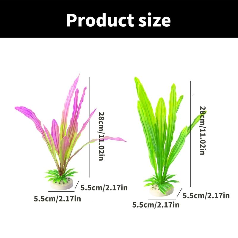 Aquarium Landscape Grass Plastic Aquariums Decorations Art Crafts Terrarium Habitat Ornaments Photo Props