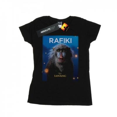 Womens/Ladies The Lion King Movie Rafiki Poster Cotton T-Shirt