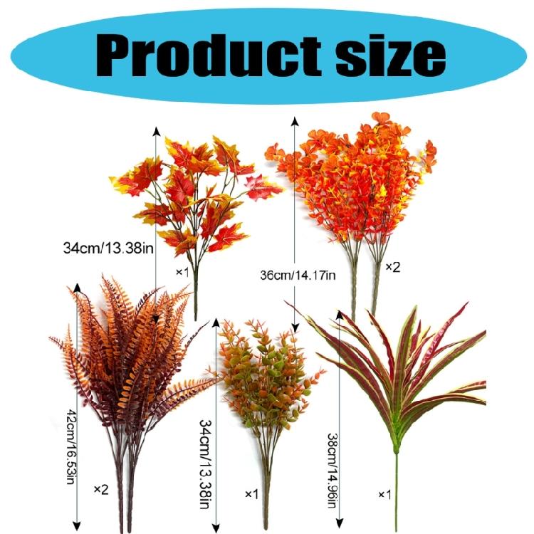 Plastic Greenerys Artificial Plant Plastic Texture Perfect for Garden Terraces Window Box Fireplaces Displays