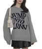 WEGO Fluffy Graphic Knit Big Pullover Size Pattern 2 Sweater, Top, Autumn/Winter Clothes, Gift, Girly, Cute, Women's, F,