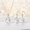 Luxurious and Elegant S925 Sterling Silver Freshwater Pearl Earring and Necklace Set for Women, an Excellent Choice for Women's Jewelry