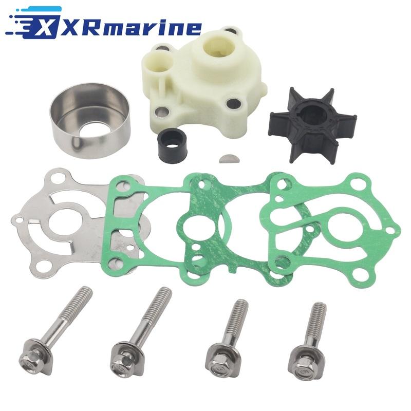 Outboard Water Pump Rebuild Service Kit for Yamaha 2 Stroke 25HP 30HP Engine чёрный
