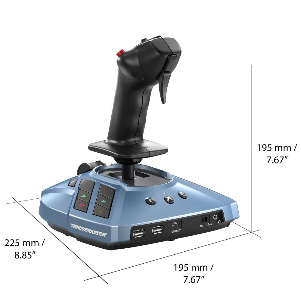 []Thrustmaster TCA Sidestick X Airbus Edition, ergonomisk kopi av Airbus sidestick, offisielt lisensiert for Xbox Series