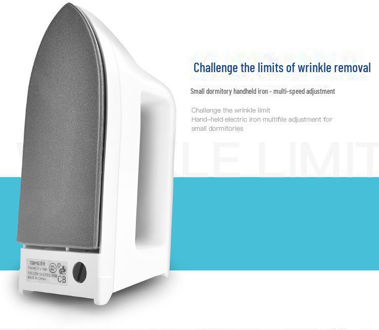 Portable Mini Electric Iron for Clothes - Student Dormitory and Travel-Friendly, Low Power with Temperature Control