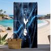 Asciugamano da Spiaggia Stampato Tottenham Hotspur Asciugamano Morbido ad Asciugatura Rapida Coperta da Spiaggia Rettangolare Grande Portatile per Viaggi Piscina
