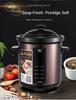 220V Large Capacity Ceramic Slow Cooker, Automatic Water Separation, Electric Stew Pot for Home And Shop Cooking 6/8/10L