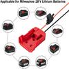 DIY Battery Converter Adapte for Milwaukee M18 18V Lithium Battery with Fuse & Wire terminal DIY Battery Adapter Power Connecter