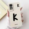For Xiaomi Redmi Note 11 4G Case Cute Letters Soft Phone Cases For Redmi Note 11 S 11S Note11 4G Silicon Soft Cover 6.43"