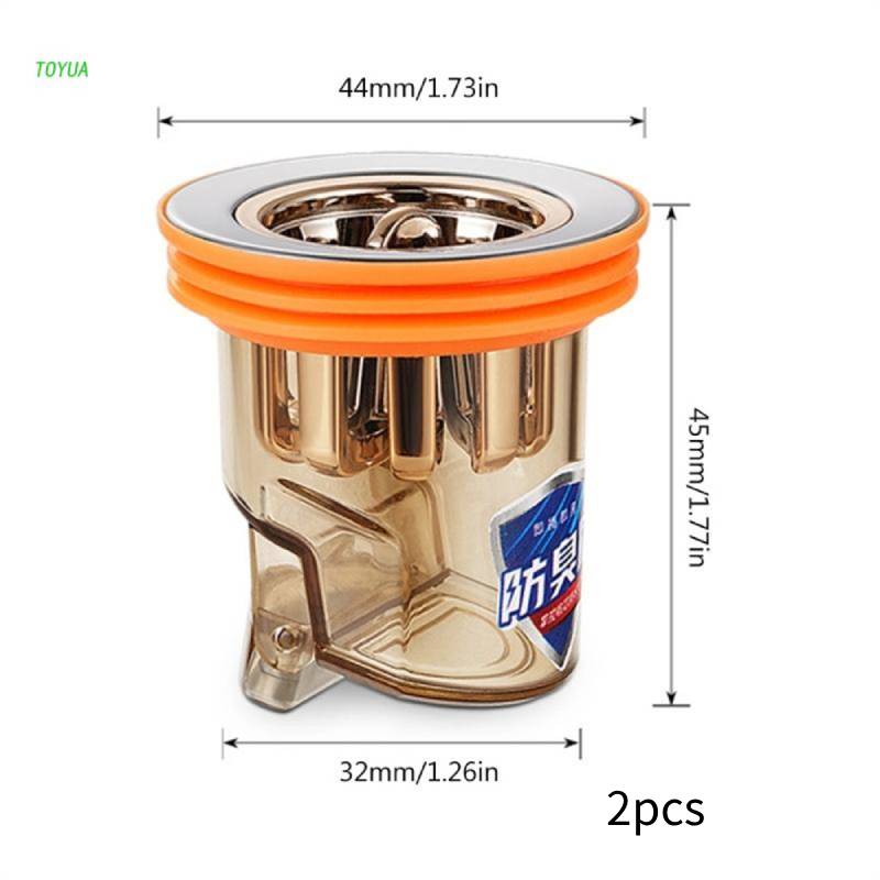 Duschgolvbrunn Backflödesskydd Avloppskärna ABS Luktfri Golvsil-Filter Avloppskärna För Kök Badrum Hushåll