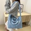 Women Quilted Shoulder Bag Puffer Tote Handbag Large Capacity Travel Top Handle Bag Commute Crossbody Bags Puffy Messenger Bag