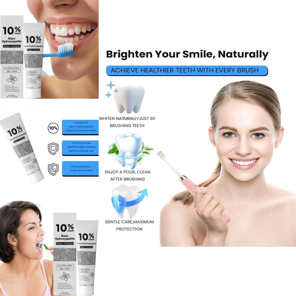 10%nhap Nano Hydroxyapatite Toothpaste With Whitening For Adult Dental Care