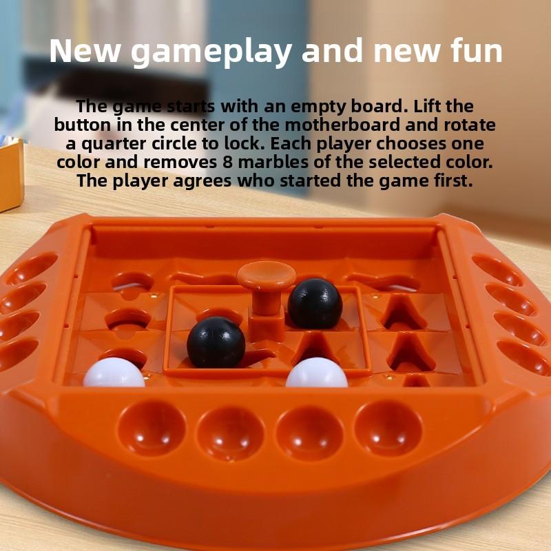 Rotating Connect Track Four Chess Toy Parent Child Interactive Training Thinking