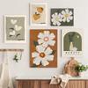 Vintage Bohemian Floral Canvas Painting Minimalistic Flower Market Posters and Print Pictures Living Room Wall Art Home Decor