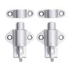 2Pcs Spring Door Bolt Lock Window Security Pull Rings Spring Bounce Door Bolt Latches Lock Aluminum Alloy Door Latches