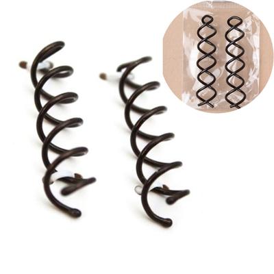 Účes ve tvaru pupenů Spirála Pin Hair Twist Barrette Sponky do vlasů Pevný vybíječ vlasů Rotující Pevný tvarovací Šroubová spona