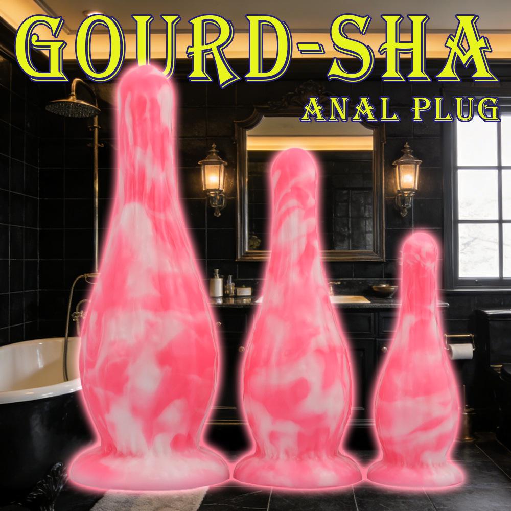 Golden Cherry Multi-Color Irregular Anal Plug - Alternative Pleasure Toy for Women