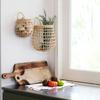 Decorative Willow Handmade Woven Basket Wall Hanging Flower Basket Wicker Storage Basket  Home