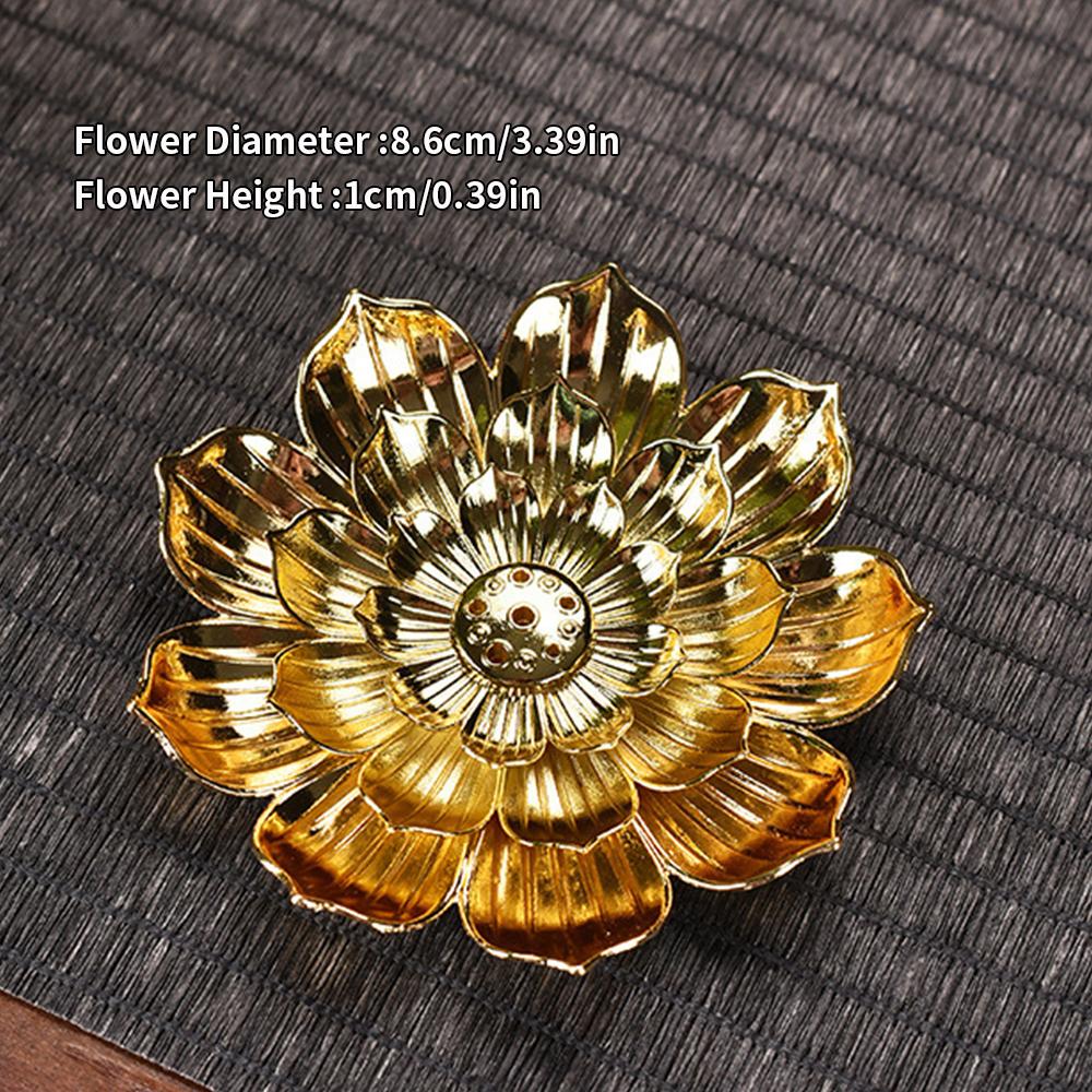 2-layer Lotus Mini Incense Burner - Perfect for Meditation, Yoga, and Spa - Ideal Home Decoration Gift