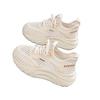 Dad shoes women's summer 2025 new popular shoes versatile thick-soled breathable single mesh casual sports white shoes