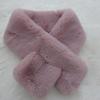 Adult & Children's Solid Color Faux Rex Rabbit Fur Scarf & Neck Warmer for Fall/Winter