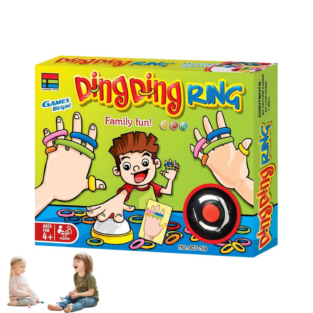 Balancing Board Game Hands-On Puzzle Game Rubber Band Bracelet Game for Holiday Family Games