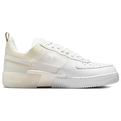 Air Force 1 React Men White Coconut Milk Light Iron Ore DH7615-100