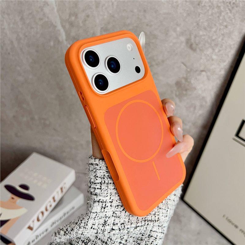 

Official Magnetic Liquid Silicone Protective Case for iPhone 15/16/17 – Full Coverage for Men and Women. 16 Pro Max