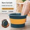 Portable Foldable Foot Bath Bucket with Massage - Ideal for Dorms and Home Use