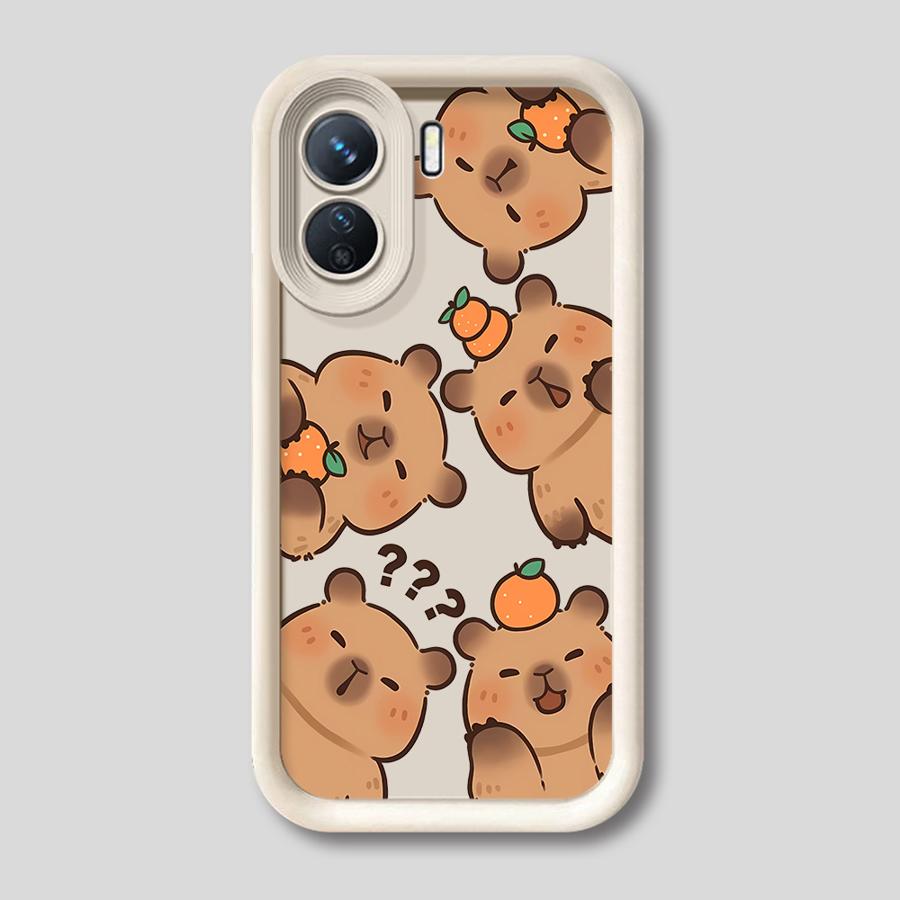 Soft Cover Phone Case for Xiaomi Redmi 12C 14C 10C 13C 9C 9T 10A 9A A2 A1 + A3 Cartoon Cute Capybara
