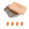 Kunststoff Mikrowellen Mais Dämpfer 2 Löcher Mikrowellenofen Dampf Mais Box Gedämpfte Mais Box Küche