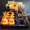1× Halloween LED Pumpkin Lantern Witch Hat Hanging Light Skull Candle Lamp Night Light for Party Home Bar Scene Decoration Props