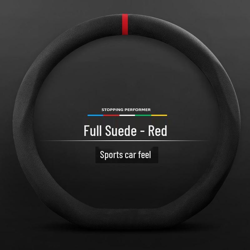Ultra-Thin Alcantara Steering Wheel Cover for Nezha Cars: U, S, V Models