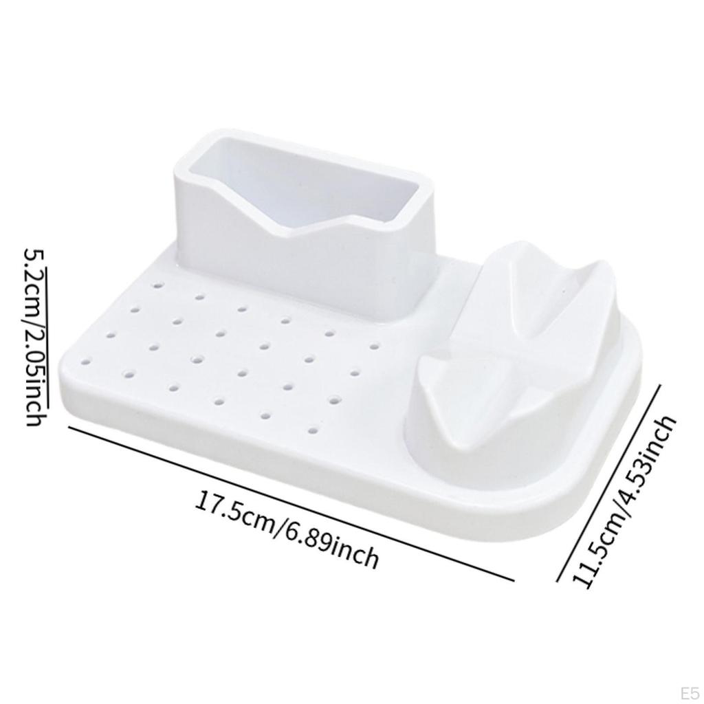 Nagelkunst Polieren Schleifen Organizer 20 Löcher Fräserhalter Maniküre Werkzeugkoffer Große Kapazität