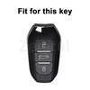 For Peugeot 2008 3008 4008 5008 308 408 508 Citroen C1 C2 C4 C6 C3-Xr Grand Ds3 Ds5 Tpu Leather Car Smart Key Case Cover Shell