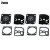 2Set Carburettor Diaphragm Gasket Kit For STIHL MS171 MS181 MS211 Carburetor Gasket Diaphragm Repair Rebuild Kit Replacement