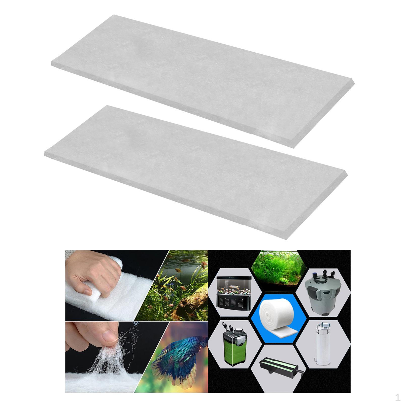 

2x Foam Sponge Pad Fish Tank Bio Aquarium Replacement Filter Media