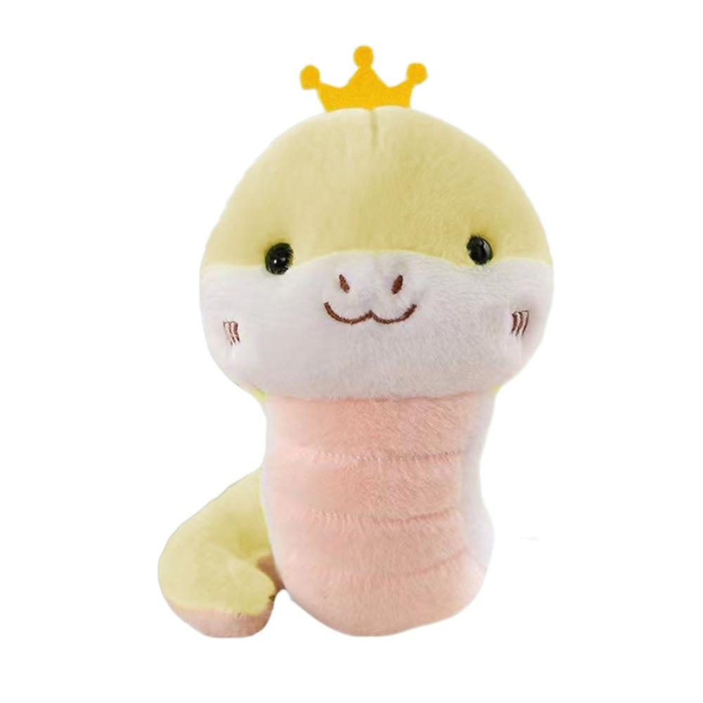 

PP Cotton Snake Plush Toy Stuffed Animal Snake Doll Plushies Snake Mascot Toy Birthday Gifts 25cm-style 2