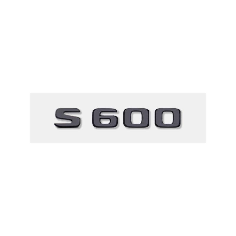 Mercedes Car Body Stickers: S350L, S400L, S500L, S600L Emblems, Rear V12 Tail Marks, Side Badges