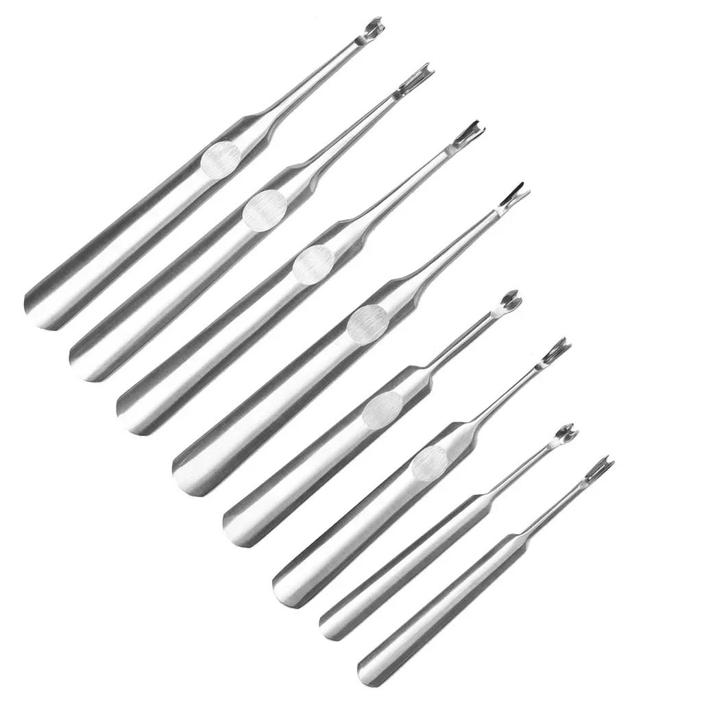 Handmade Leather Stitching Kit U+V Shaped Skiving Punching Tool with Edge Beveler for Leathercraft Projects