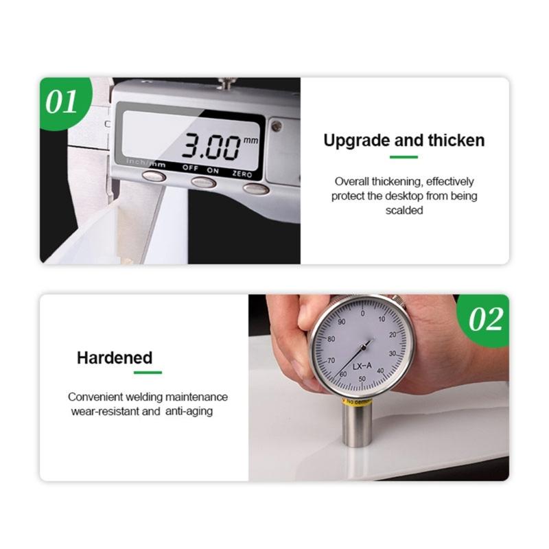 Insulation Silicone Soldering Mat Repair Mat, Heat Resistant Silicone Work Mats 500℃ for Soldering, Phone Repair