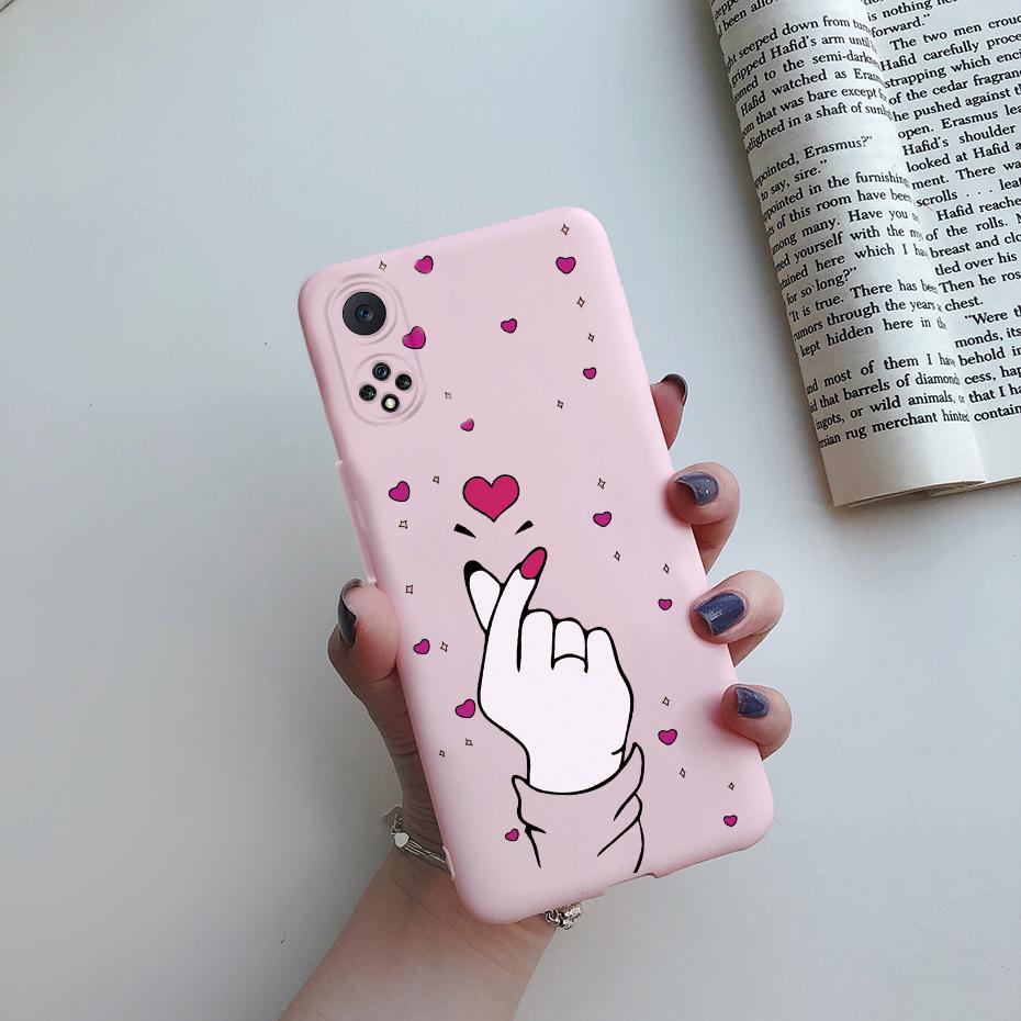 Honor 50 Case For Huawei Honor 50 Back Cover Soft Silicone Cute Cartoon Painted Phone Cases For Huawei Honor 50 Honor50 Bumper