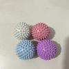 Natural Reusable Laundry Balls 4 Pack - Clothes Softener Wash Helper Remove Hair Prevent Tangling & Static Free Laundry Tools