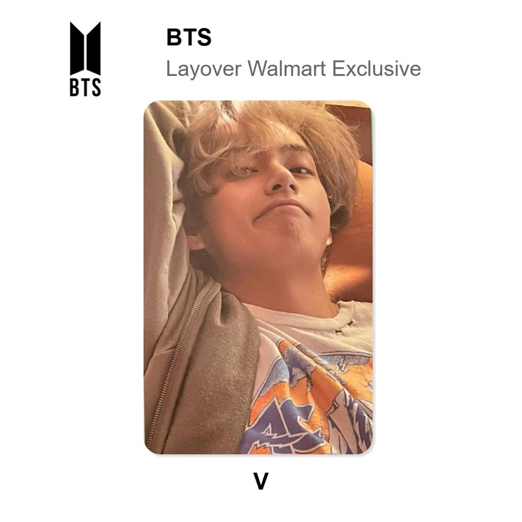 BTS Layover Walmart Exclusive Official Photocard