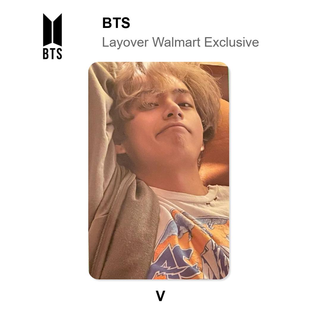 BTS V Layover Walmart Exclusive Official Photocard V