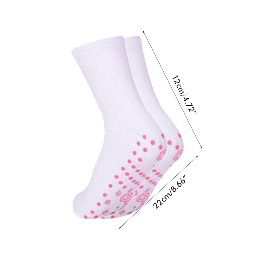 1 Pair Thermal Socks Foot Warmer Cotton Fine Workmanship Safety Massage Tool Household Multifunctional Supple To Washable