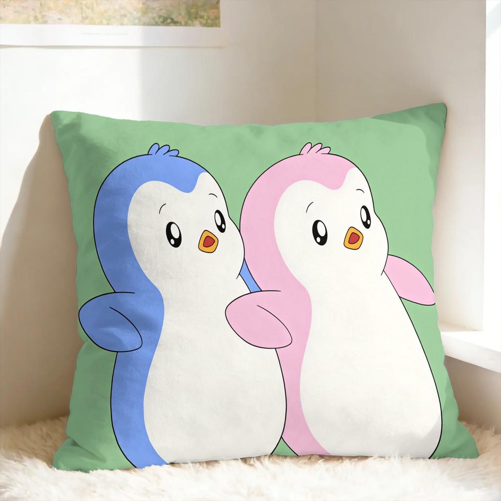 Federe Cuscino Pinguino Paffuto Federa Cuscino alla Moda Per Sedia Divano Arredamento Casa Morbida Copertura Cuscino