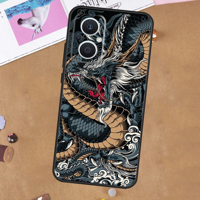 Chinese Dragon For OPPO Reno 12 13 14 11 10 Pro 14F 13F 12F 11F 7 8 Lite 8T OPPO Find X9 X5 X6 X8 Pro Case