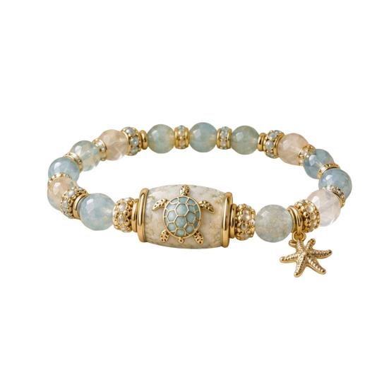 Bracciale Uccelli Benedizione con Scatola Regalo Premium, Bracciale con Perline Rosa Multicolore Design Elastico, Braccialetti Benedizione Ape Colibrì per Donne