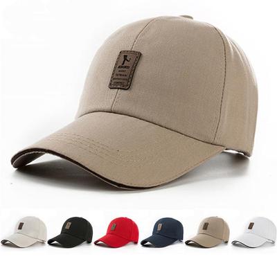 Klassische Canvas-Baseballkappe mit Aufschrift - Frühling/Herbst Outdoor-Sonnenschutz